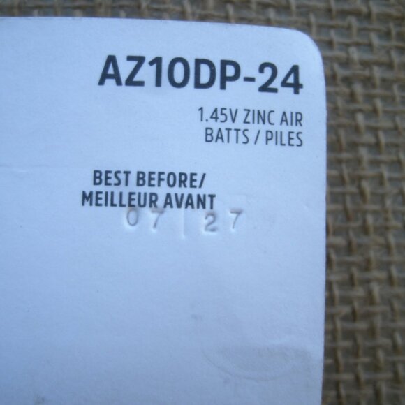 NIP Energizer Size 10 Hearing Aid Batteries 24 Count - Picture 8 of 9